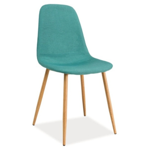 Jídelní čalouněná židle v barvě máty KN193