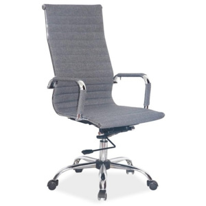 Kancelářská otočná židle v šedé barvě Q040 KN102