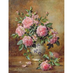 Obraz, Reprodukce - A Medley of Pink Roses, Albert Williams
