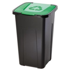 Odpadkový koš REC 50l - zelené víko
