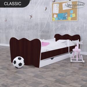 Svět pokojů Dětská postel klasik - wenge + matrace zdarma Uložný prostor: ANO (+400 Kč), Rozměr: 140x70 cm