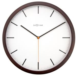 Nástěnné hodiny Company Wood 35 cm dřevěné - NEXTIME
