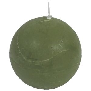 Svíčka koule zelená, pr. 8 cm, S0013-16