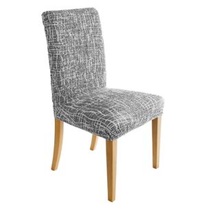 Blancheporte Potah na židli v grafickém designu šedá jednotlivě