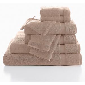 Blancheporte Jednobarevné froté 540g/m2 confort luxe hnědošedá 2x ručníky 50x100cm