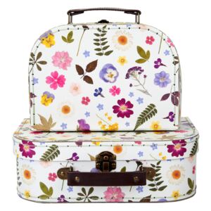 Kartonový kufřík s lučními květy - menší, La Almara