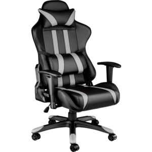 Kancelářská židle Racing černá/šedá