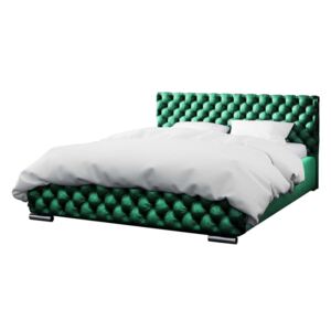 Čalouněná postel FARO, 140x200, gloss velvet 1206