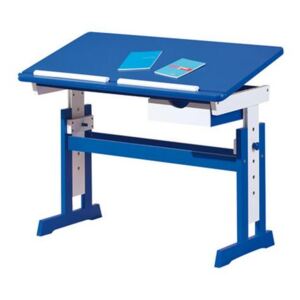 OVN psací stůl IDN ID40100600 masiv / MDF modrý