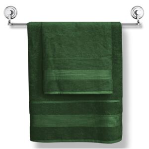 Bambusový ručník Moreno tmavězelený zelená