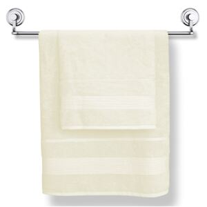 Bambusový ručník Moreno krémový bílá