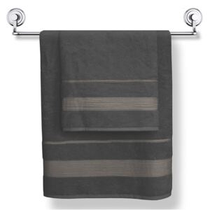 Bambusový ručník Moreno grafitový šedá