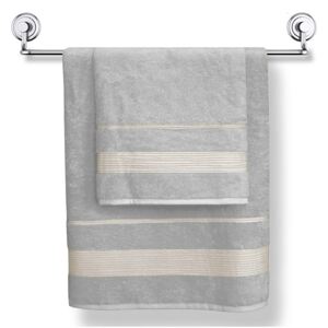 Bambusový ručník Moreno světlešedý šedá
