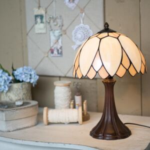 Clayre & Eef Stolní lampa Tiffany - Ø 25*42 cm 1x E14 / max 60W