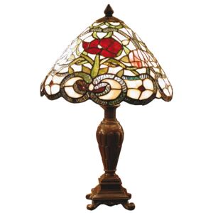 Clayre & Eef Stolní lampa Tiffany - Ø 32*47 cm 1x E14 / Max 40W