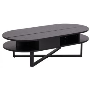 Design Scandinavia Konferenční stolek Allendale, 120 cm, černá