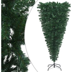 Umělý vánoční stromek vzhůru nohama se stojanem zelený 180 cm