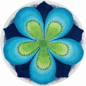 GRUND Mandala předložka NAPLNĚNÍ modrá Rozměr: ø 80 cm