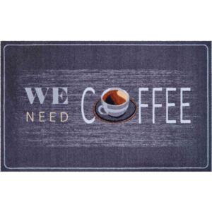 GRUND Rohožka do domácnosti COFFEE černá Rozměr: 75x120 cm