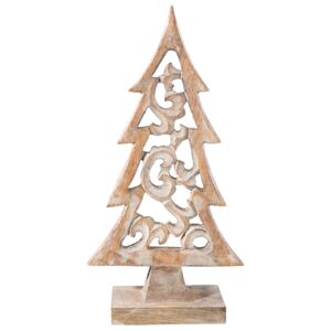 Dřevěný vánoční strom - 24*8*46 cm