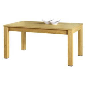 Jídelní stůl 140, Atena-světlá, dub, masiv (140x90 cm)