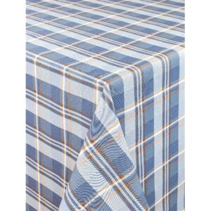 Ubrus PVC 5739440, metráž, šířka 140 cm, káro tmavě modré, IMPOL TRADE