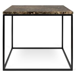 Tema Home Konferenční stolek GLEAM 45x50x50cm,hnědočerný