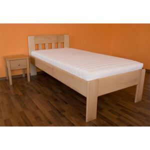 Postel LION 80x200 cm, Buk - dřevěná postel z masivu o šíři 2,8 cm