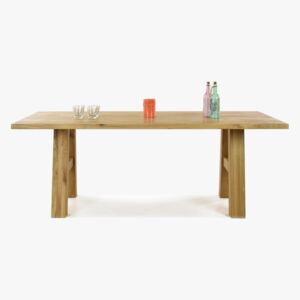 Dubový stůl z masivu - Linda 200 x 100 cm