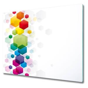 E-shop24, 60x52 cm, 5D64956966 Skleněná deska Baňky barevné