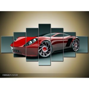 Obraz červeného auta (F000682F210100)
