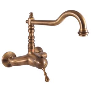 SLEZÁK RAV Slezá Rav Labe stará mosaz nástěnná baterie 150mm L002.5/28SM