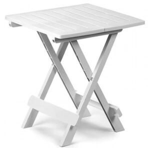 Skládací stolek PARMA — plast, více barev Bílá