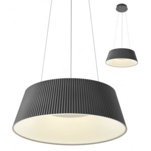Moderní závěsné LED svítidlo v šedé barvě
