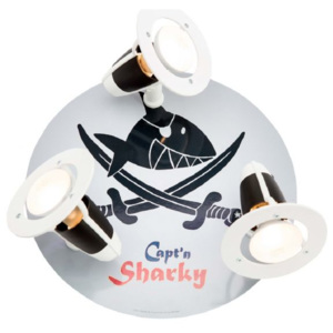 Dětské nástěnné svítidlo Elobra Capt'n Sharky Rondell 130667