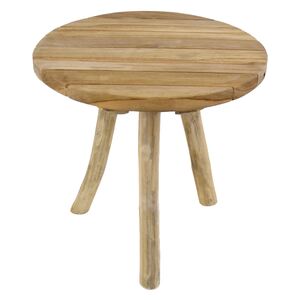 Dřevěný stoleček přírodní TEAK
