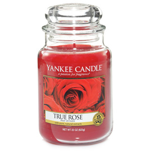 Vonná svíčka Yankee Candle 623 g - True rose