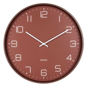 Karllson 5751RD designové nástěnné hodiny, pr. 40 cm