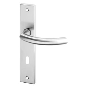 AC-T servis ACT dveřní klika GINA HR ECO štít (nerez) Provedení: BB (pro pokojový klíč), Rozteč: 72 mm