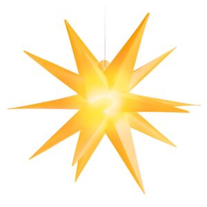 MELINERA® LED svíticí hvězda (žlutá)