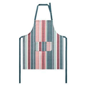 MERADISO® Kuchyňská zástěra (pruhy/růžová/červená/zelená/bílá)