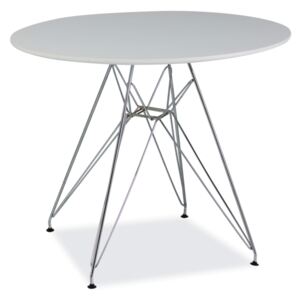 Stůl - NITRO, bílá/chrom