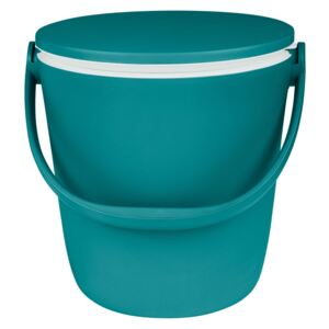FLORABEST® Přenosný chladicí box se stolečkem (modrá/krémová)