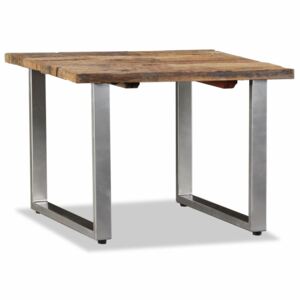 Konferenční stolek z masivních recyklovaných pražců | 55x55x40 cm