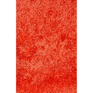 Chlupatý kusový koberec Shine Shaggy salmon | vícebarevný
