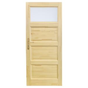 Mand CZ s.r.o. Dřevěné dveře ZDENA 1S3K (rustic) Orientace Dveří: Levé, Rozměr dle ČSN: 60 / 197
