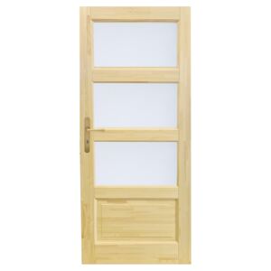 Mand CZ s.r.o. Dřevěné dveře ZDENA 3S1K (rustic) Orientace Dveří: Levé, Rozměr dle ČSN: 60 / 197