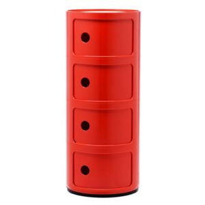 Kartell Componibili 4-box červená