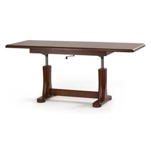 TYMON stolek nízký kaštan, 125 x 65 x 60 cm,, hnědá, dřevo