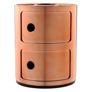 Kartell Componibili Metal 2-box měděná